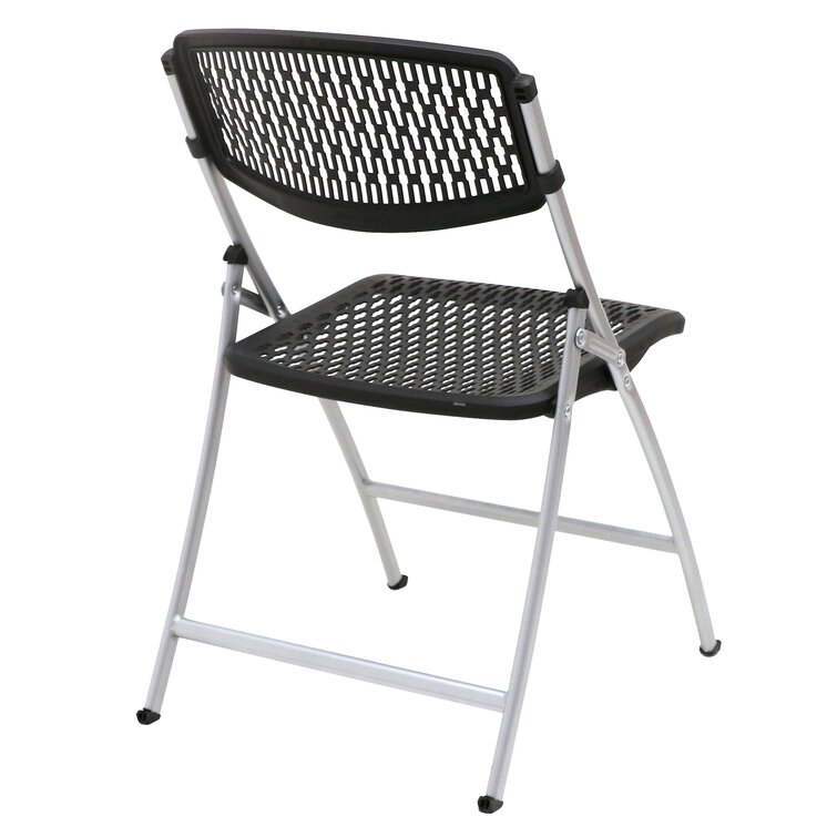 MityLite Flex One Plastic Resin Folding Chair Set Reviews Wayfair